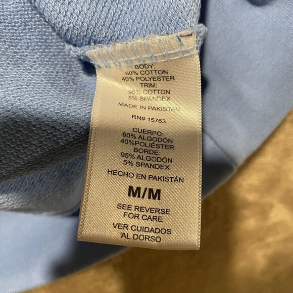 Champion Sweatshirt Womens Size Medium Blue Tie Dye Crewneck Long Sleeve Shirt - Picture 4 of 9